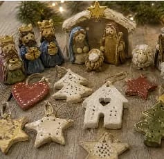 Realizza i personaggi del tuo presepe e altre decorazioni natalizie - corso genitore-bambino