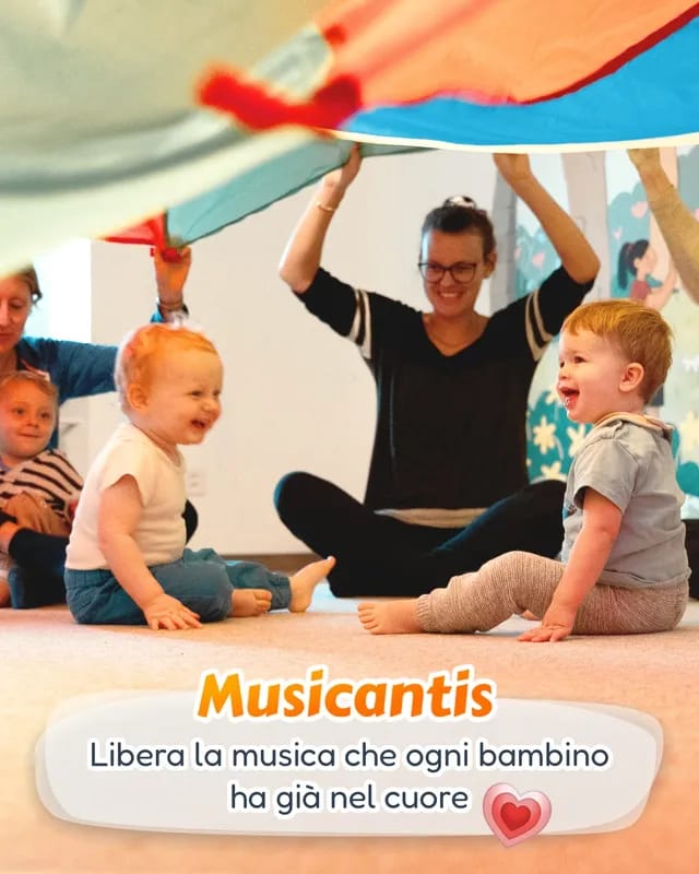 Musicantis 0-4 anni - laboratorio musicale per famiglie a Massagno