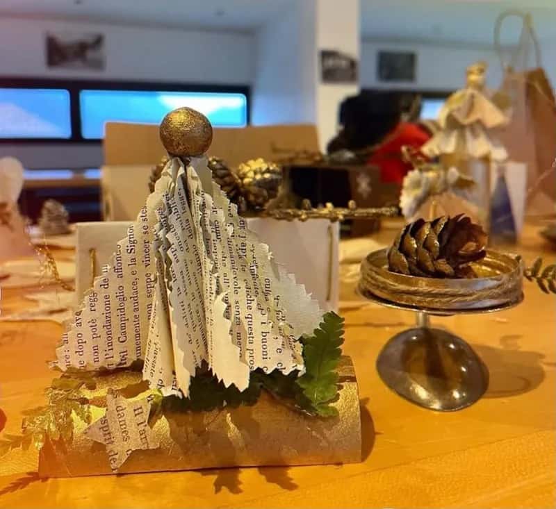 Decorazioni natalizie riciclate- atelier creativo per bambini